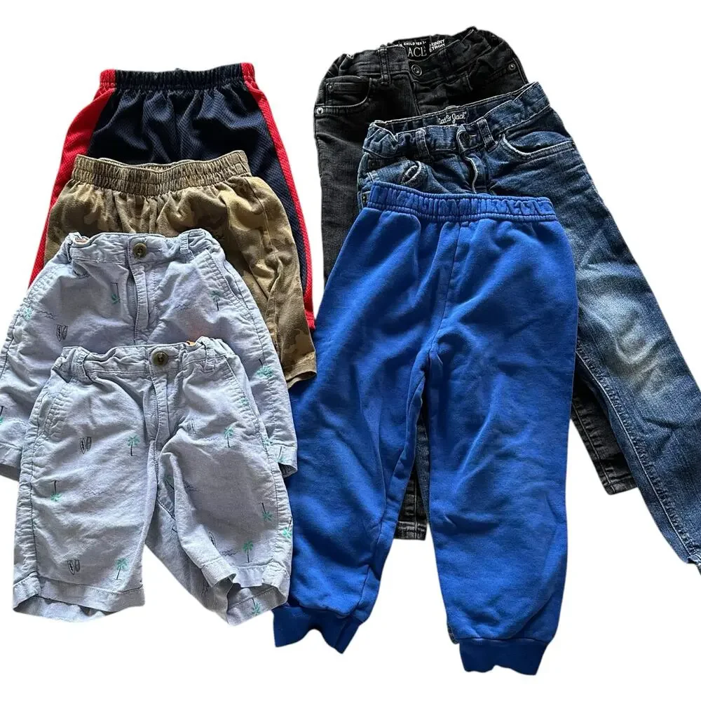 Kids 5T Pants and Shorts Bottoms Bundle